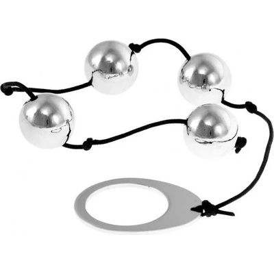Анални метални топчета, 4 броя - Heavy Metal Anal Beads (SEVCR00195)