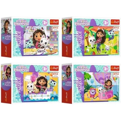 Trefl Трефл: Габи и домът на куклите пъзел - 20 части, различни (56041)