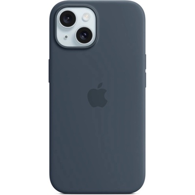Apple iPhone 15+ Silicone Case with MagSafe - Storm Blue -MXQT3ZM/A