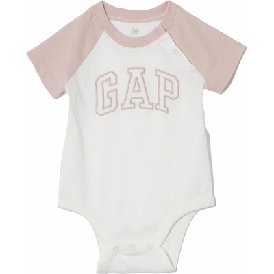 Dětské body GAP LOGO Bílá Růžová