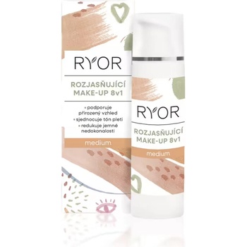 Ryor Decorative Care rozjasňujúcí make-up 8v1 Medium 30 ml