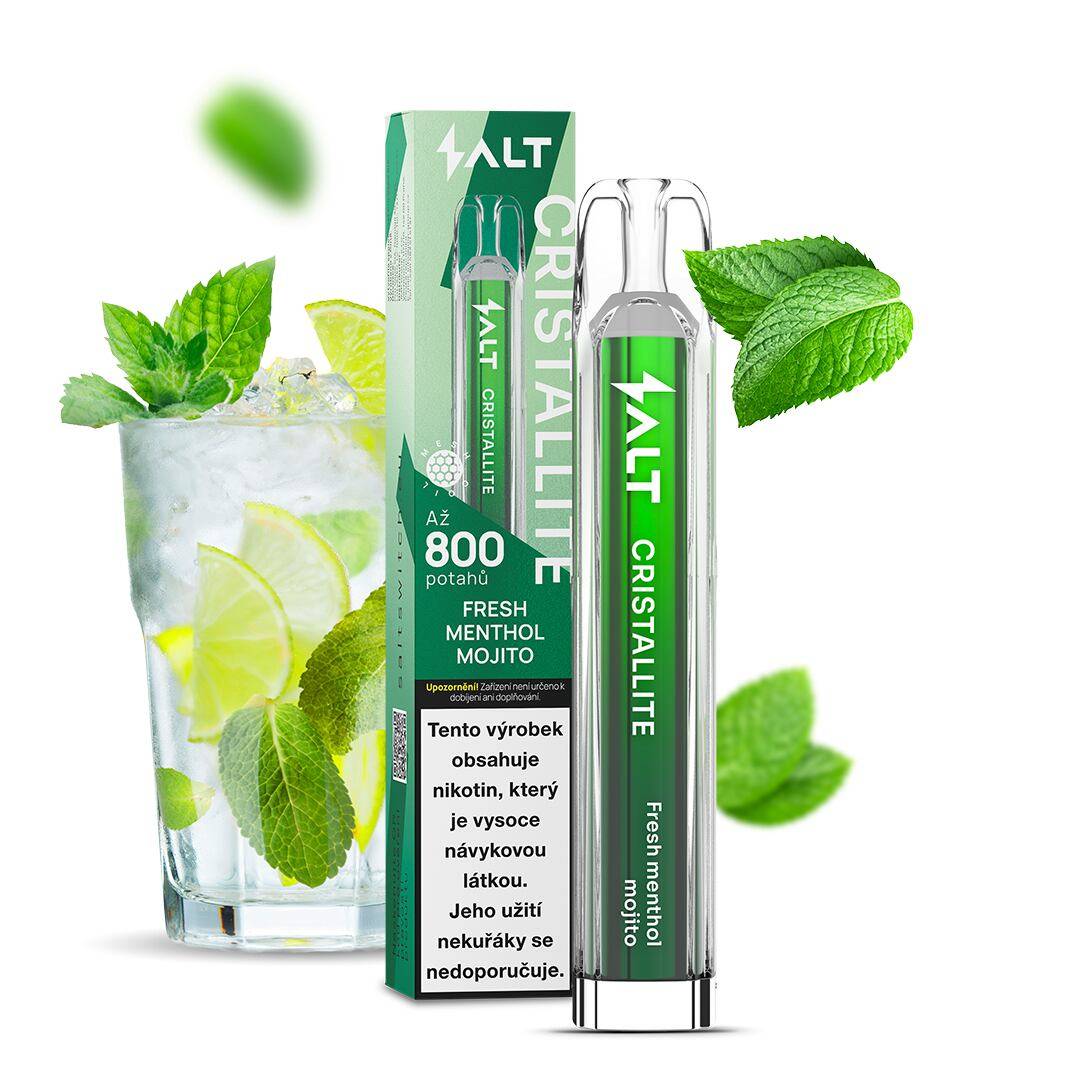 papa vapes fresh menthol mojito crystal bar CBD Vape Pen Elevate