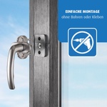 reer 70021 Reer заключване за врати и прозорци ЧЕРНО