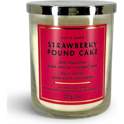 Bath & Body Works Strawberry Pound Cake 227 g