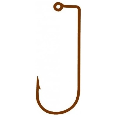 Specimen fish Jig-bronzový s očkem vel.2 10 ks