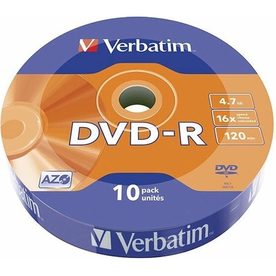 Verbatim DVD-R 4.7GB 16x, cake box, 50ks (43729)
