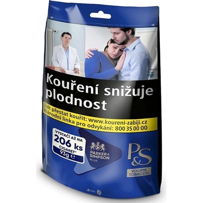 P&S Blue tabák cigaretový 93 g – Zboží Dáma