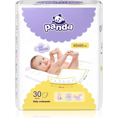 BELLA Baby Happy Panda еднократни подложки за смяна на пелените 60x60 cm 30 бр