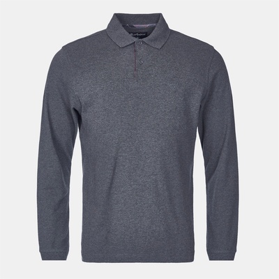 Barbour Блуза с яка Barbour Mens Essentials Long Sleeve Polo Shirt - Slate Marl GY73