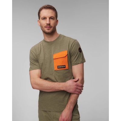 Napapijri pánské tričko S-tepees Zelené
