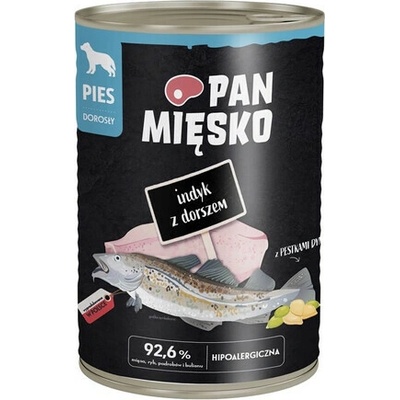 Pan Mięsko Morčacie s treskou 400 g