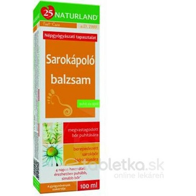 NATURLAND NATURLAND OŠETRUJÚCI BALZAM NA PÄTY na 100ml