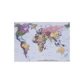 Komar 4-050 Fototapeta World Map Rozměr 270 x 188 cm