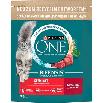 Purina One Bifensis Sterilcat hovädzie 0,75 kg
