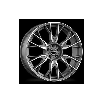 GMP FENDER 10,5x21 5x112 ET43 matt anthracite diamond