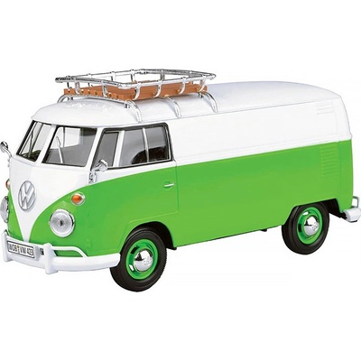 MotorMax Volkswagen T1 zelený / bílý 1:24