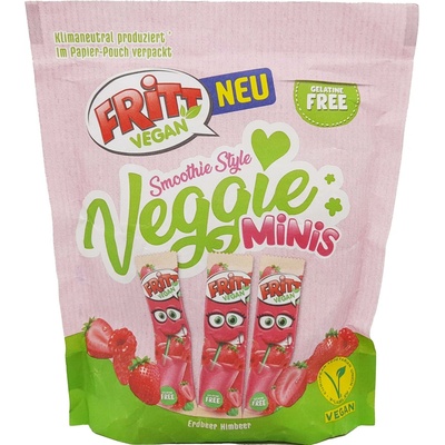 Fritt Vegan Smoothie Style Veggie Minis Erdbeer & Himbeer 135 g