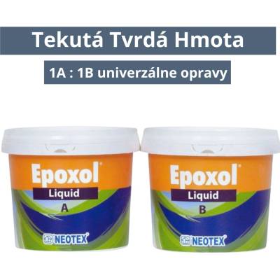 NEOTEX Epoxol Liquid – Tekutá Tvrdá epoxidová hmota (1A : 1B) - 6 kg
