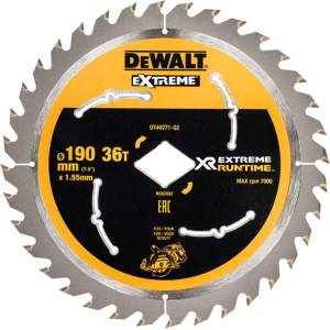 DEWALT - Диамантен диск с диаметър 190 мм, 36 зъба DT40271 (DT40271)