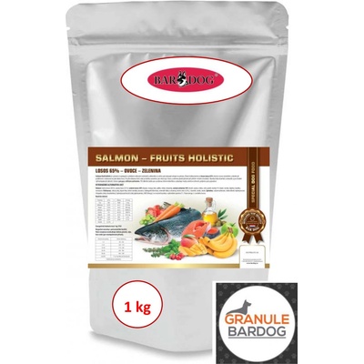Bardog Salmon Fruits Holistic 1 kg