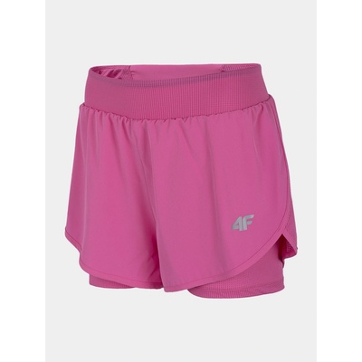 4F dámske kraťasy hot pink