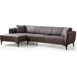 Hanah Home Тъмно сив ъглов диван , ляв ъгъл Belissimo - Balcab Home (560ARE1801)