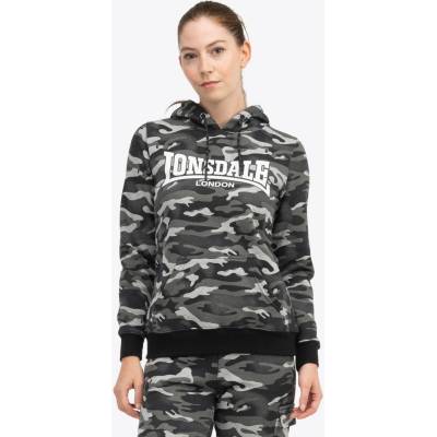 Lonsdale Women& hooded sweathsirt šedá
