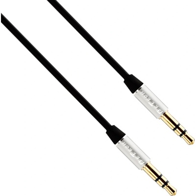 DeTech Аудио кабел DeTech DE-15AUX, 3.5mm жак, М/М, 1.0м, Черен - 40273 (40273)