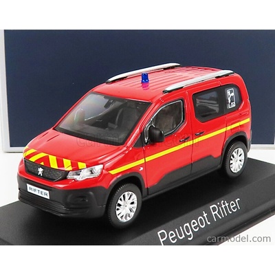 Norev Peugeot Rifter Pompiers 2019 Červená Žlutá 1:43