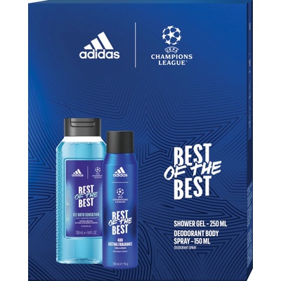 Adidas UEFA Champions League Best of The Best deodorant sprej 150 ml + sprchový gél 250 ml