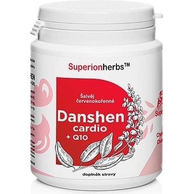 Superionherbs Danshein Q10 90 kapslí