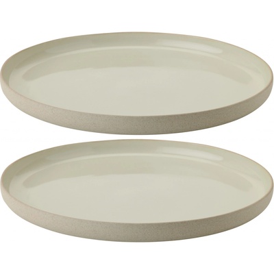 Jídelní talíř EMMA 24 cm, sada 2 ks, šedá, kamenina, Stelton