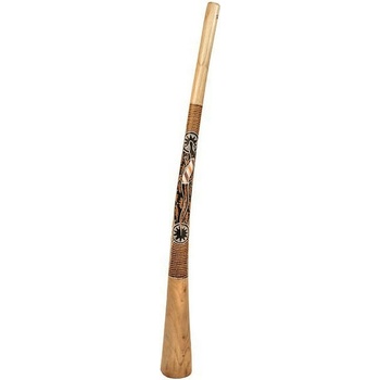 Terre Teak Wood Didgeridoo Painted 150 cm