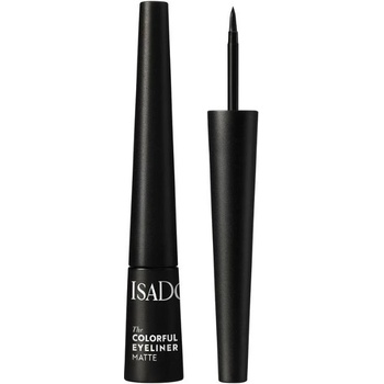 IsaDora Дълготрайна очна линия Colorful Eyeliner, 10 Black, 2.5 ml