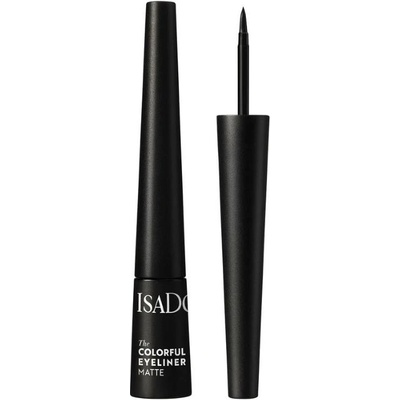 IsaDora Дълготрайна очна линия Colorful Eyeliner, 10 Black, 2.5 ml