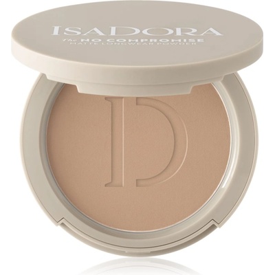 IsaDora The No Compromise Matte Longwear Powder компактна пудра за матиране цвят 68 Neutral Almond 8 гр