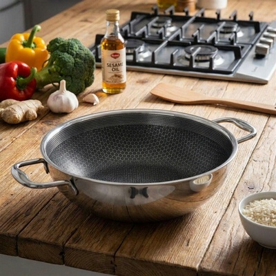 Orion Pánev COOKCELL WOK nepř. povrch 3 vrstvá pr. 28 cm