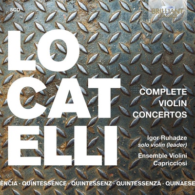 Complete Violin Concertos Locatelli Ruhadze CD