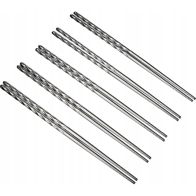 Hůlky na rýži sushi inox 10 kusů Fackelmann 30100