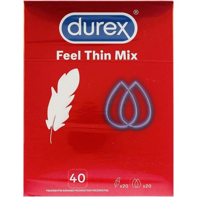 Durex Feel Thin Mix 40 ks
