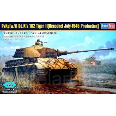 Hobby Boss Pz.Kpfw.VI Sd.Kfz.182 Tiger II Henschel July-1945 Production 1:35