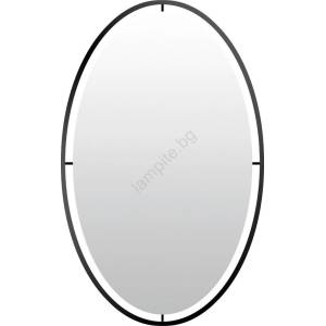  Стенно огледало SALEM 60x40 см черно (P7418)