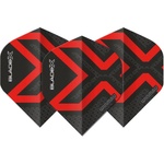 Winmau Пера Blade X Metallic Black&Red