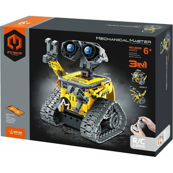 MECHANICAL MASTER - Stavebnice 3v1 R/C Stavební pásové stroje 452 ks