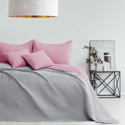 AmeliaHome Prehoz na posteľ Sofia ružový 240x260