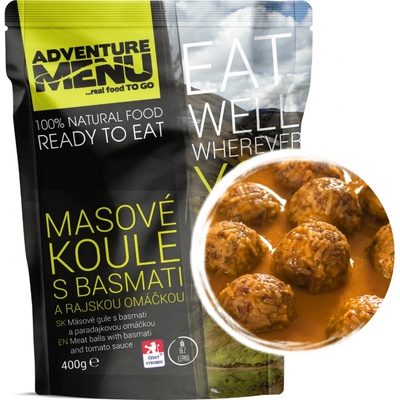 Adventure Menu Masové koule s basmati a rajskou omáčkou 400 g