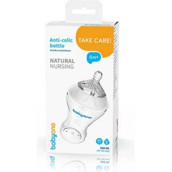 BabyOno Шише антиколик Babyono - Natural Nursing, 260 ml (5901435406014)