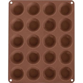 Orion silikon forma na mini muffiny hnědá na 20 ks 29x23,5 cm