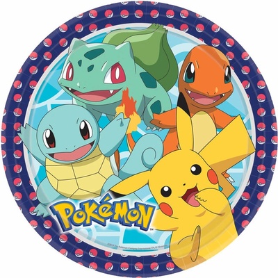 Amscan Tanierik veľký Pokémon papierový 23cm