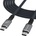 Wozinsky Здрав USB4 кабел с Thunderbolt 4 за устройства с USB-C порт - Wozinsky Thunderbolt 4 USB4 USB-C to USB-C Cable 240W (черен) (100 см) (WPS-UY41S)
